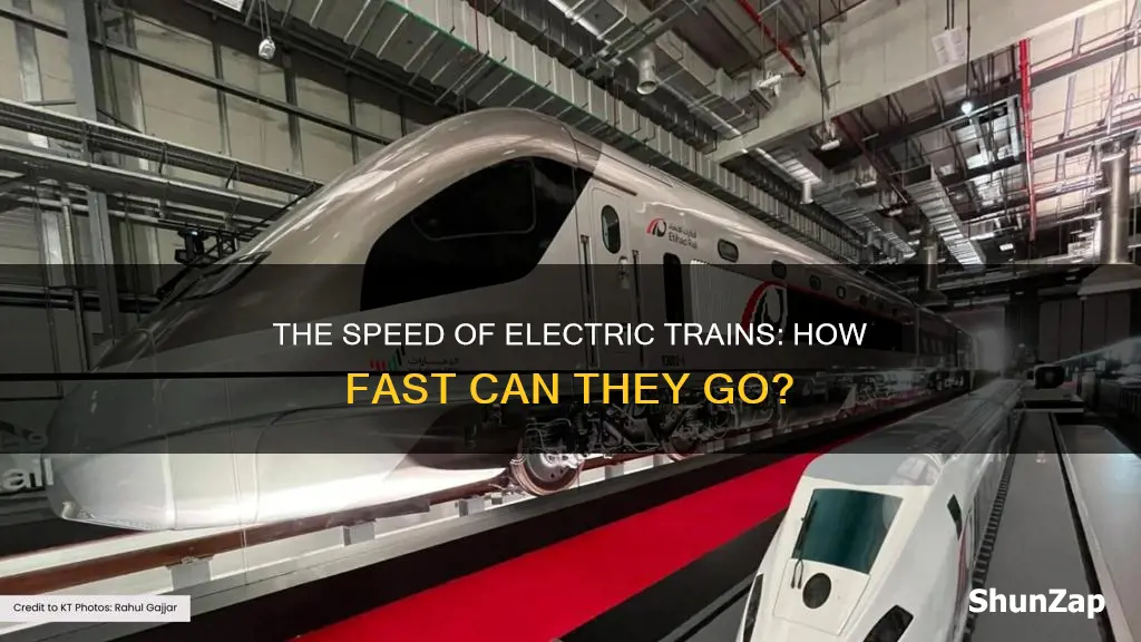 how fast does an electric train go