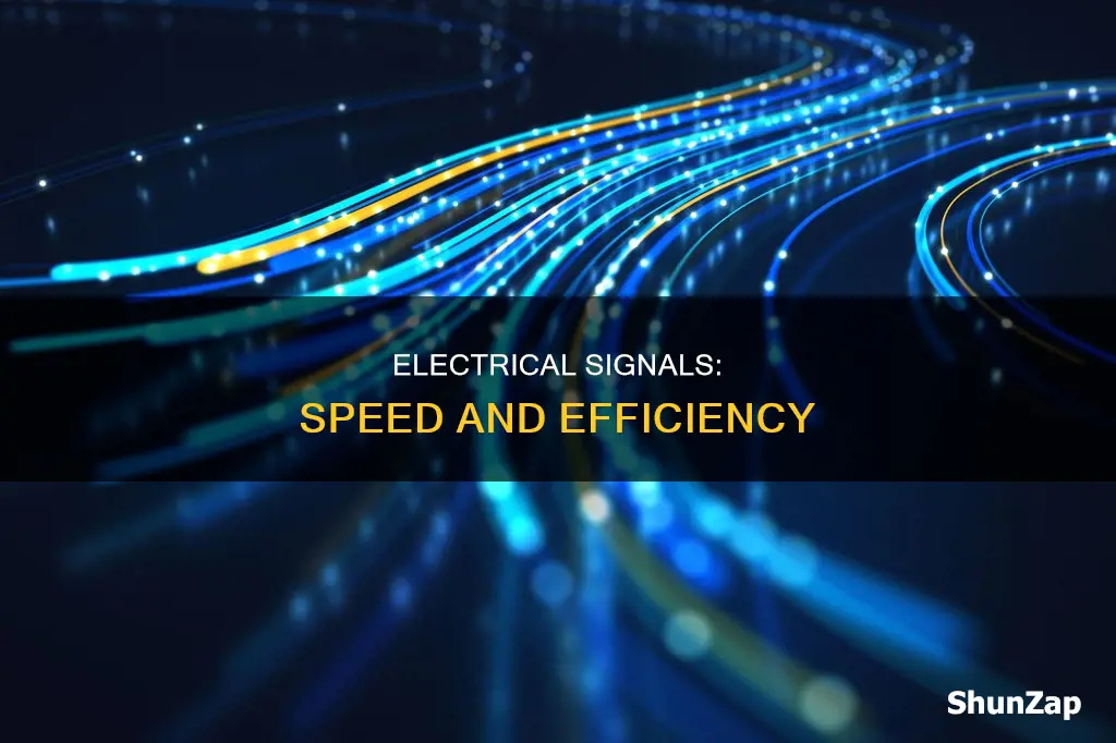 how fast does an electrical signal travel