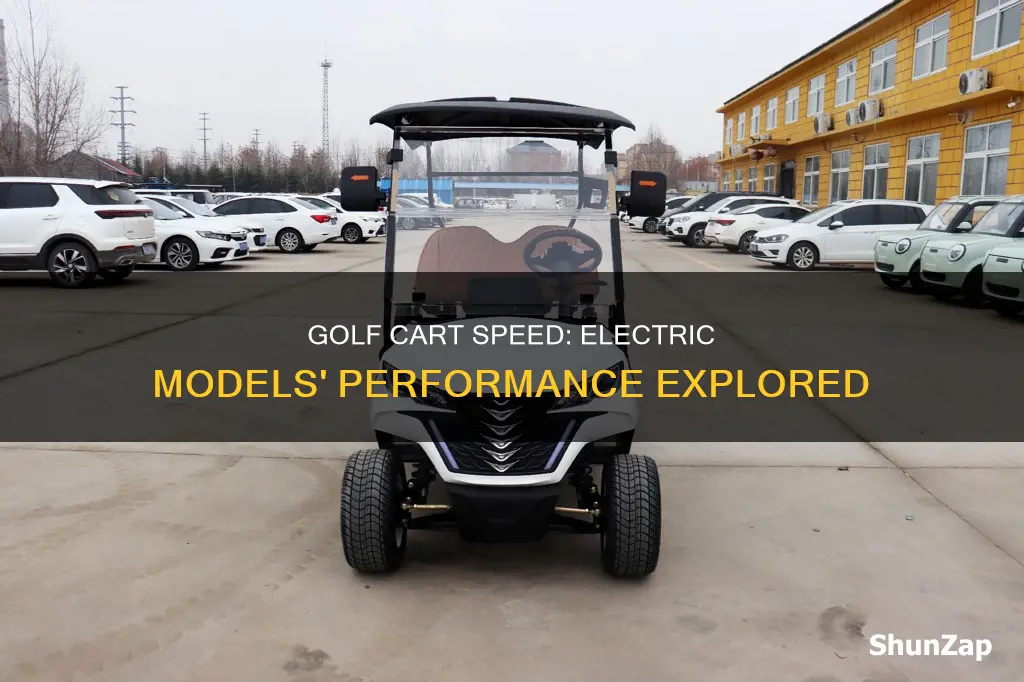 how fast does electric golf cart go