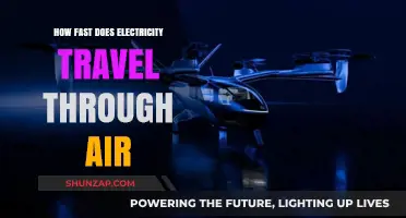 Electricity's Speedy Air Travel: How Quick?
