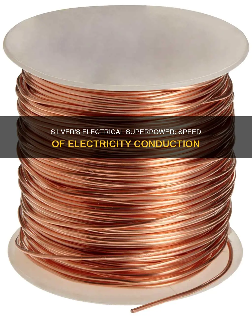 how fast does electricity travel through silver