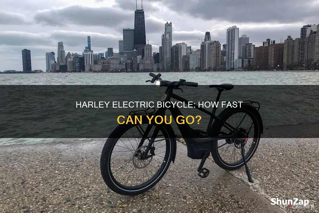 how fast does harley electric bicylce go