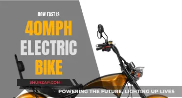 The Thrill of 40mph: Electric Bikes' Surprising Speed