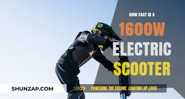 Unleashing the Speed of 1600W Electric Scooters