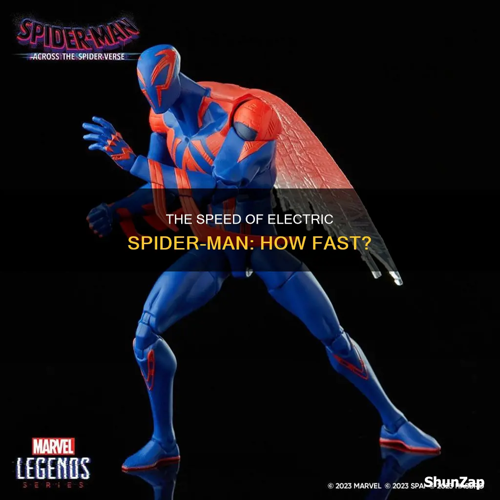 how fast is electric lightning spider man