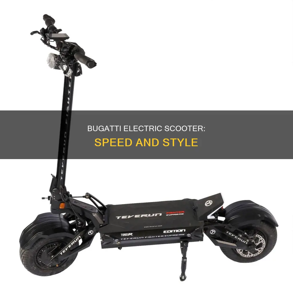 how fast is the bugatti electric scooter
