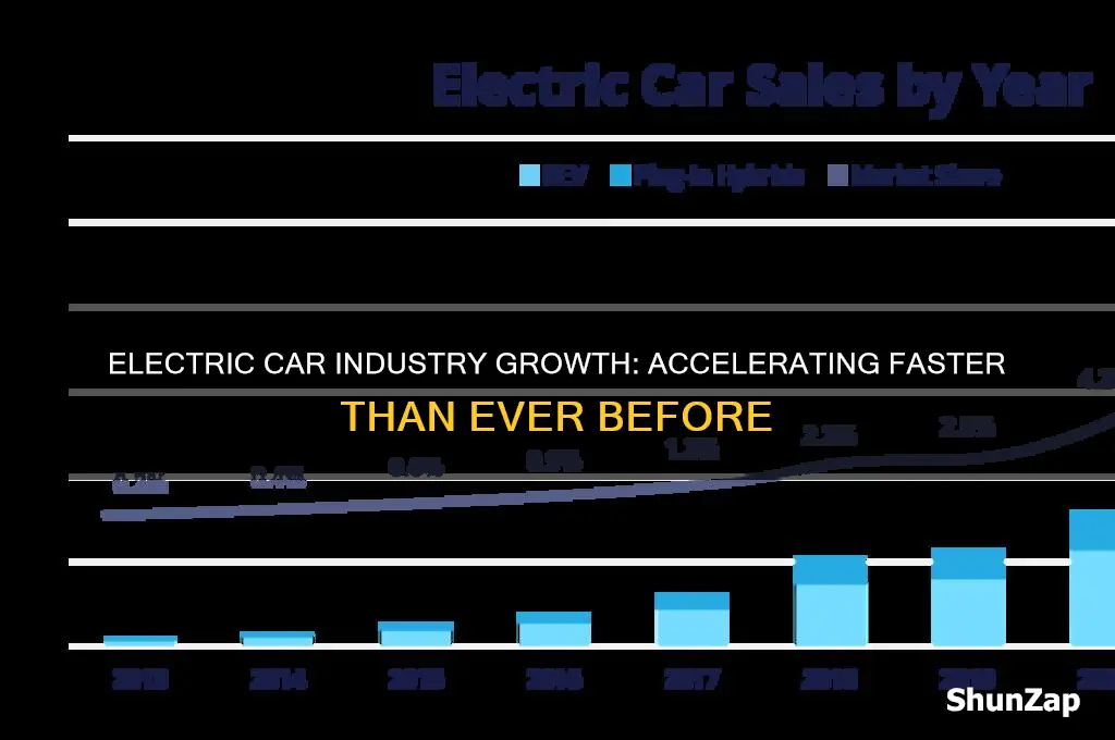 how fast is the electric car industry growing