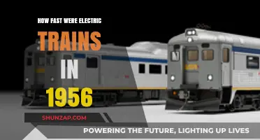 The Speed of Electric Trains in 1956