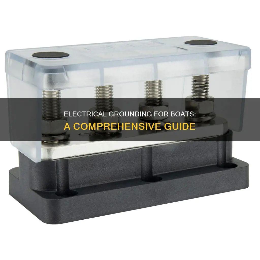 how ground electrical system on a boat