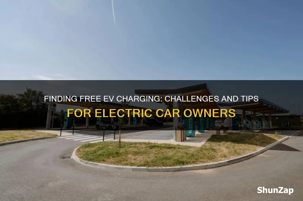 how hard to find free charge for electric car