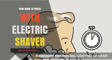 Electric Shaver Pressure: How Much is Too Much?