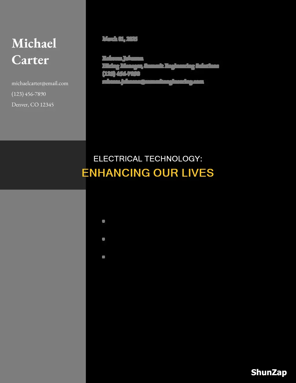 how has electrical technology made life better