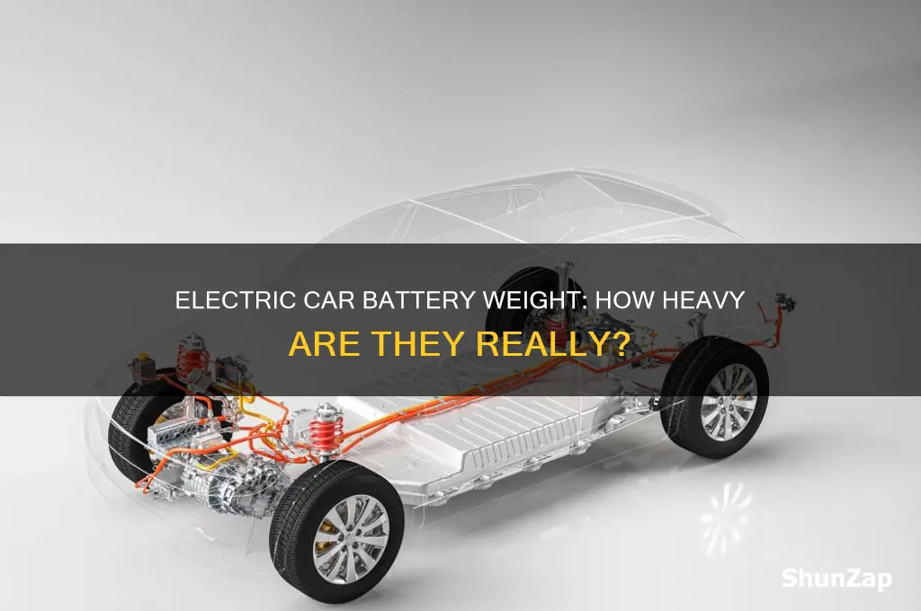 how heavy are batteries for electric cars