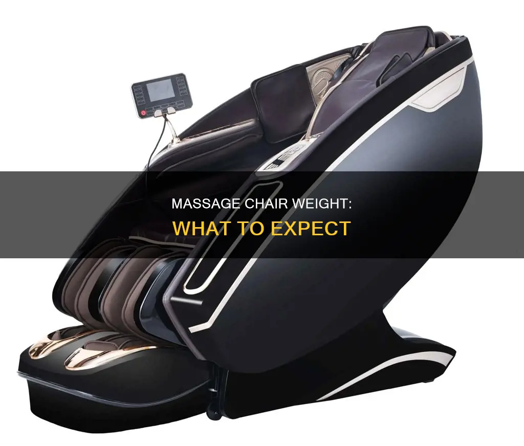 how heavy is a electric massage chair