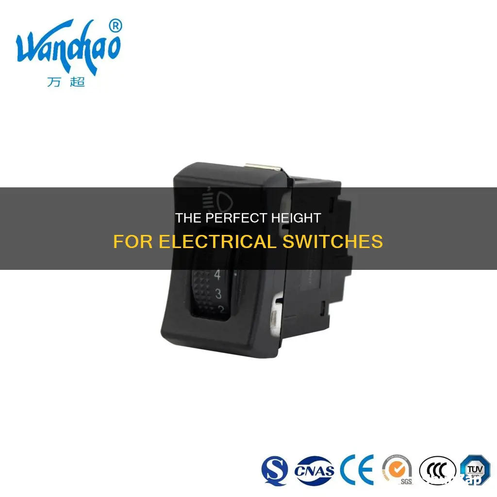 how high do you mount electrical switches