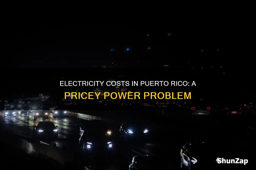 how high is electricity in puerto rico