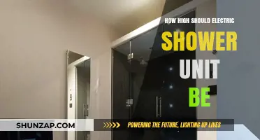 Ideal Height for Electric Shower Units