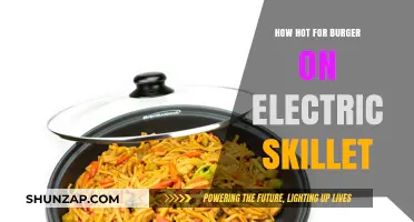 Best Electric Skillet Temperature for Burgers