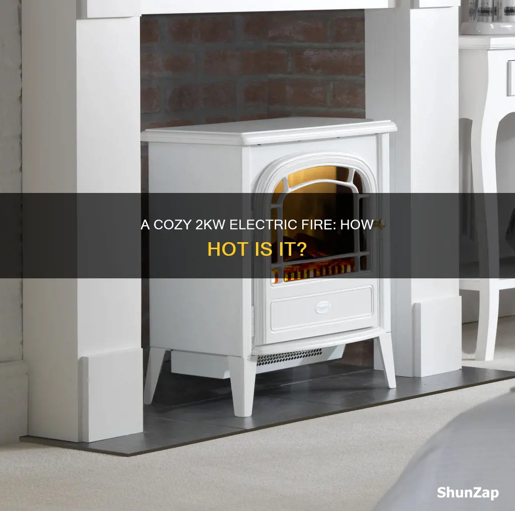 how hot is a 2kw electric fire
