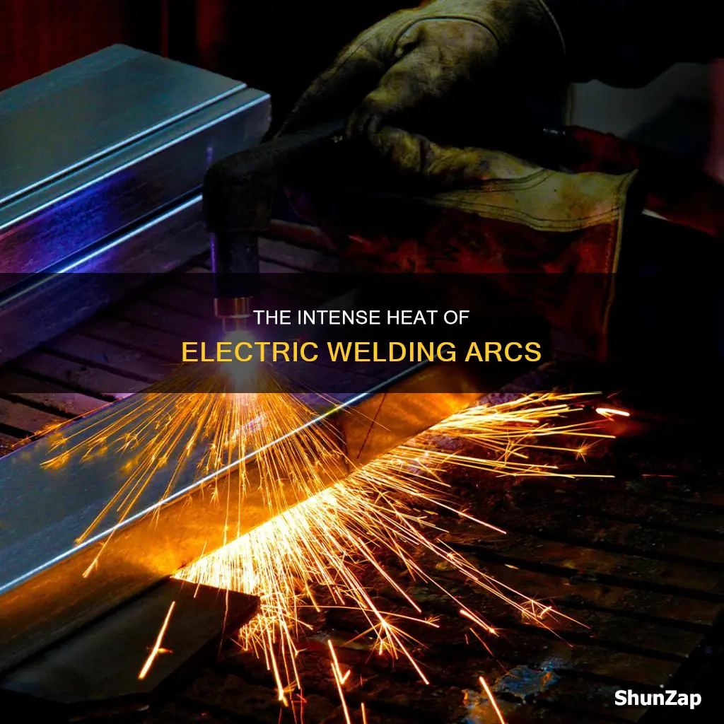 how hot is an electric welding arc
