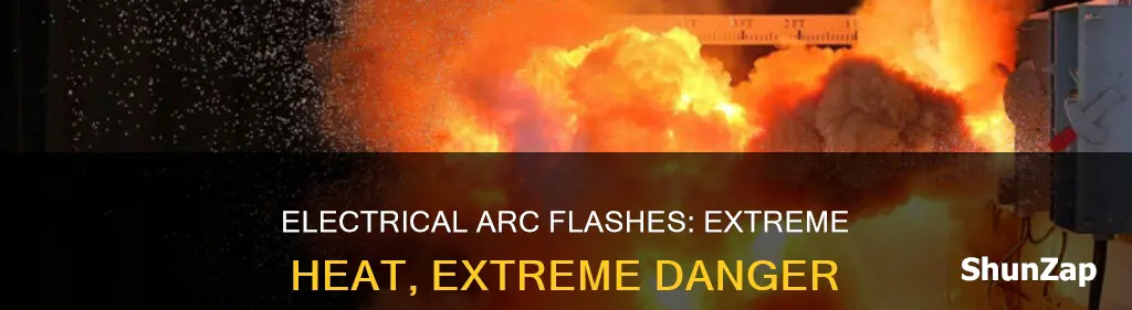 how hot is an electrical arc flash