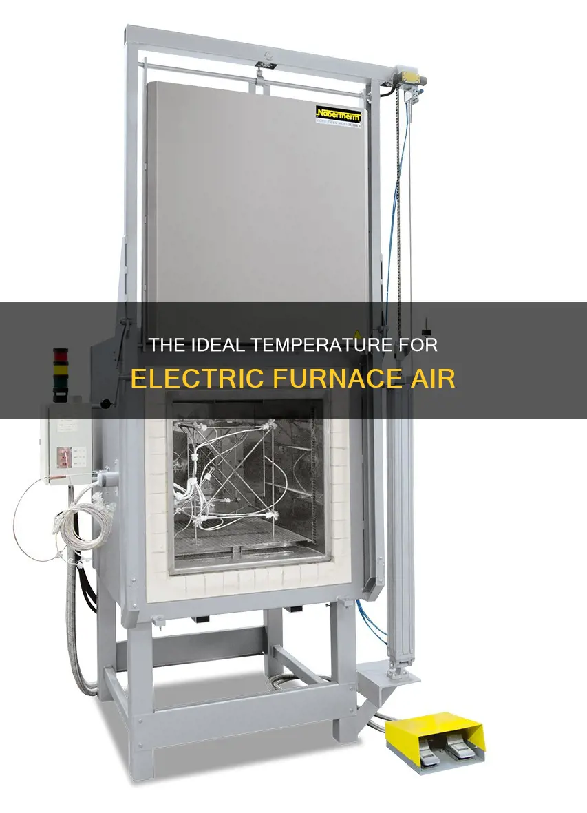 how hot should electric furnace air be