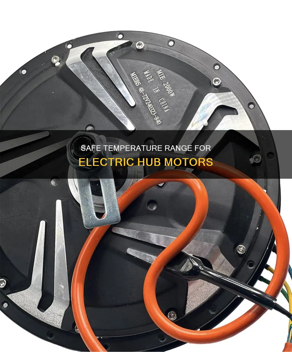 how hot should i limit electric hubmotor