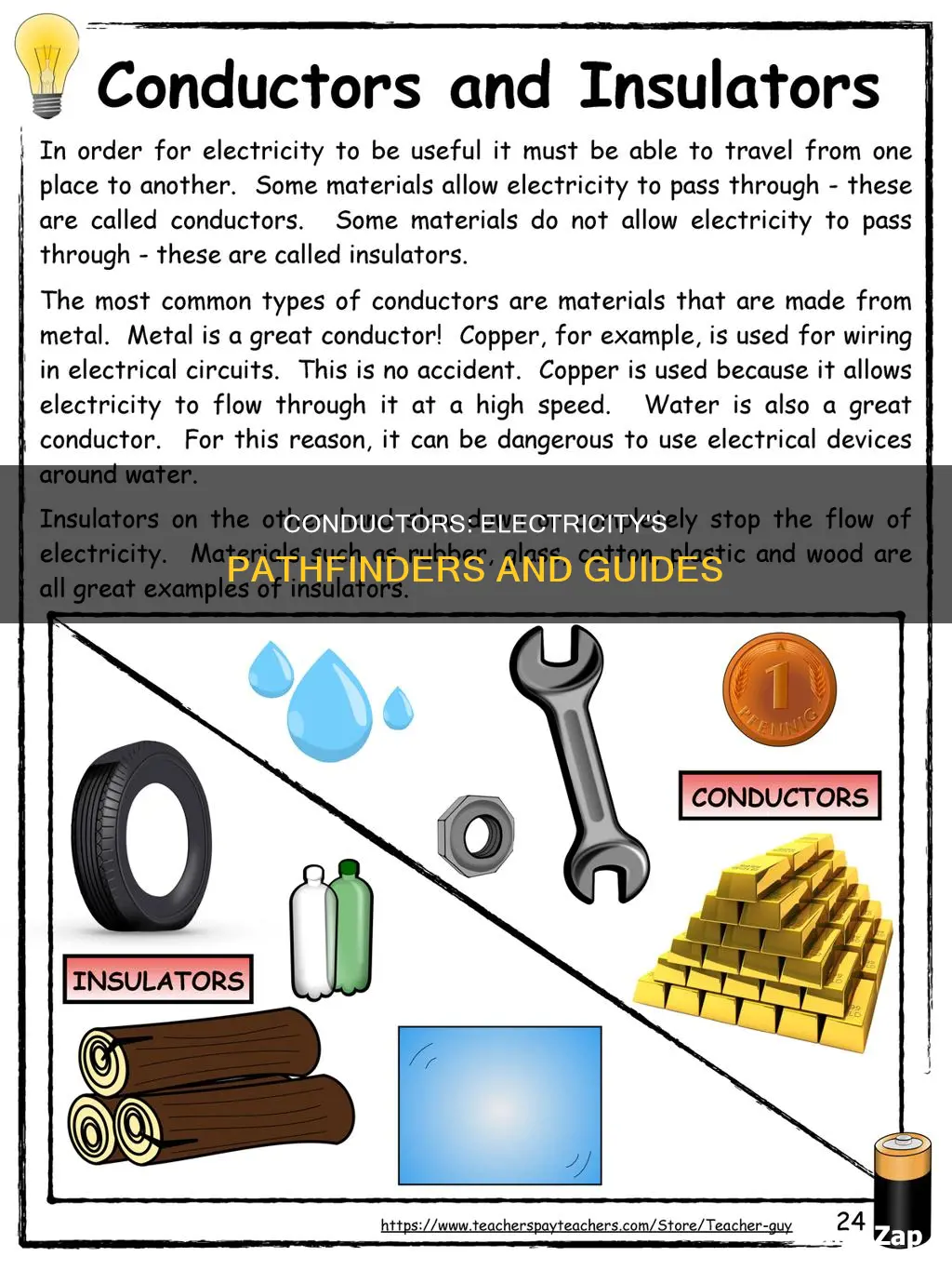 how is a conductor different from electricity
