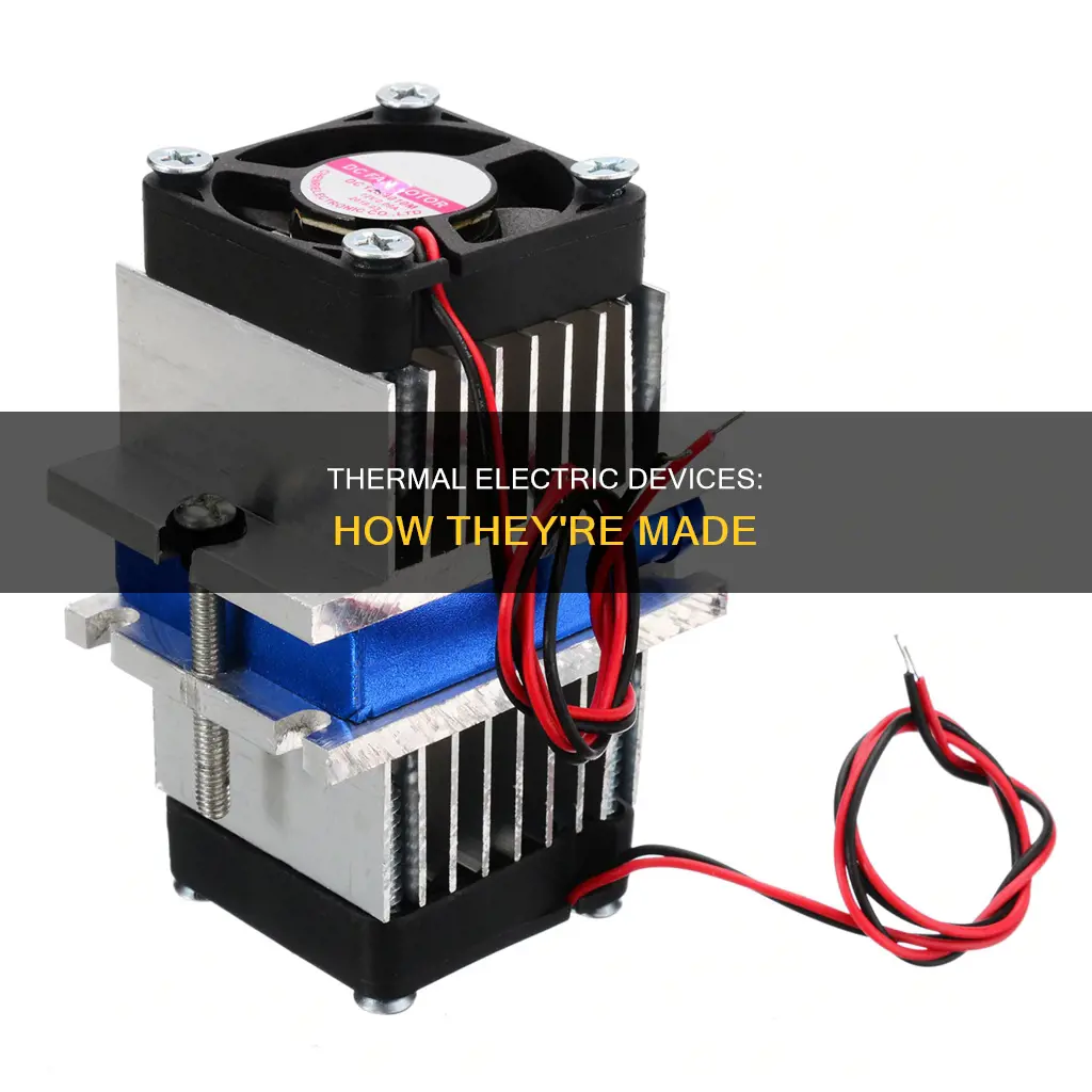how is a thernal electric device made