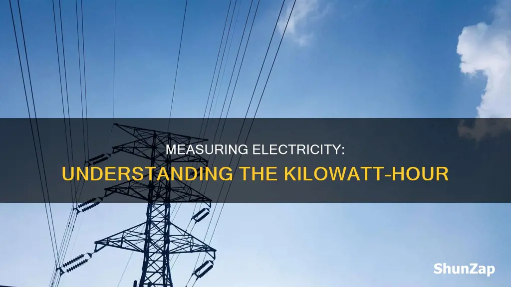 how is a unit of electricity measured