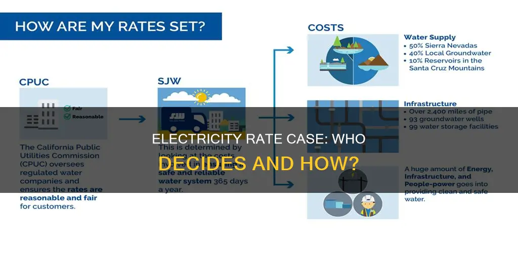 how is an electricity rate case decided