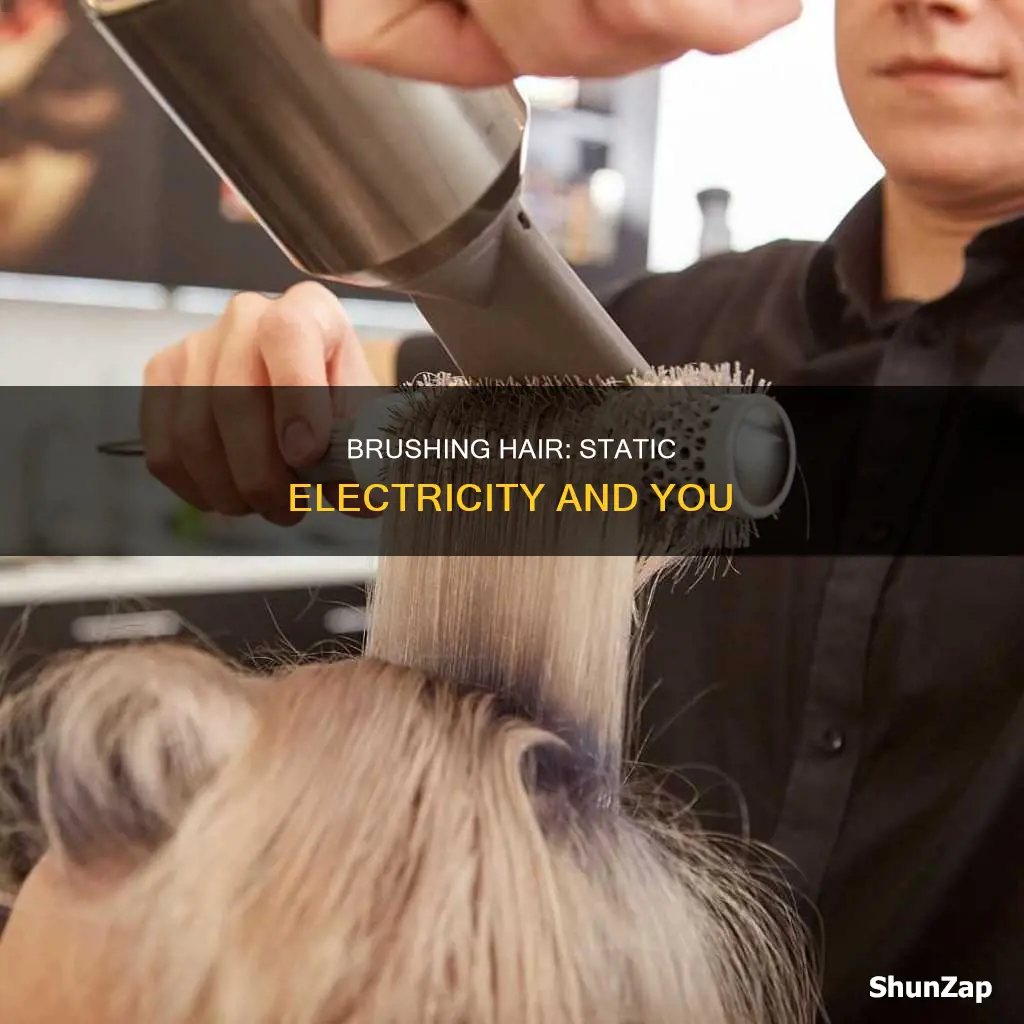 how is brushing your hair electric discharge