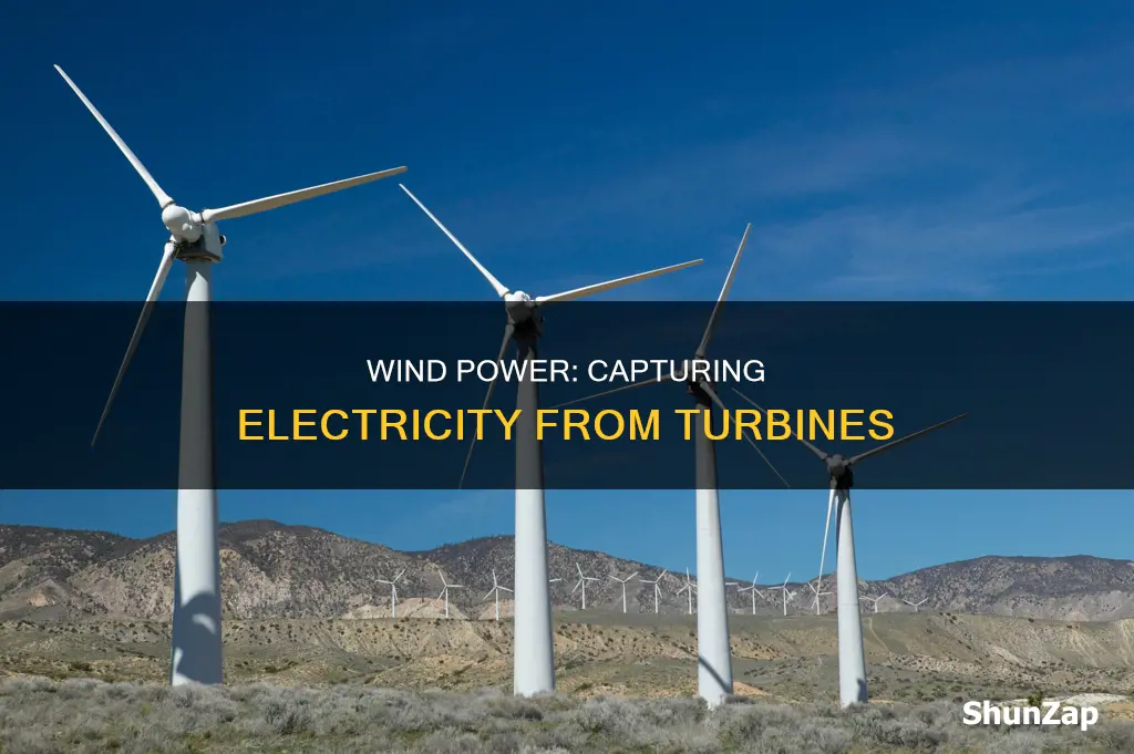 how is electricity collected from wind turbines