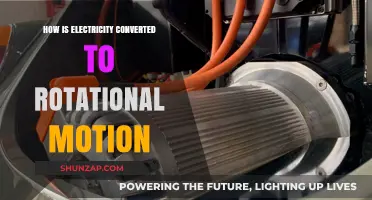 Electricity's Conversion to Rotational Motion: Unlocking the Mechanism