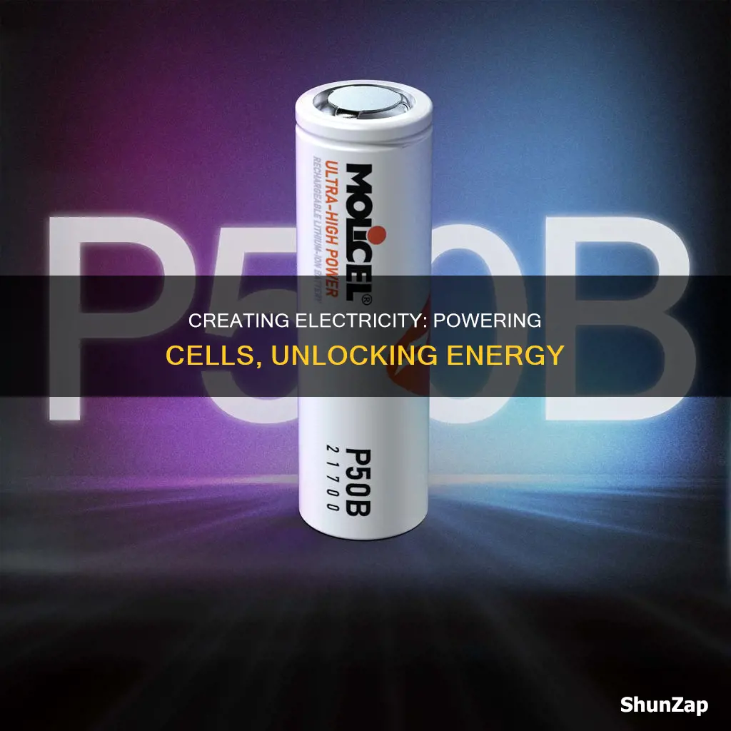 how is electricity created in a cell