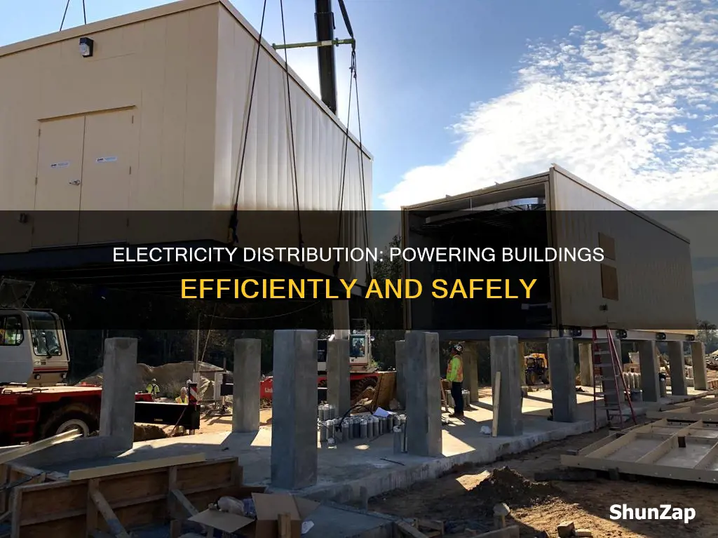 how is electricity distributed in a building