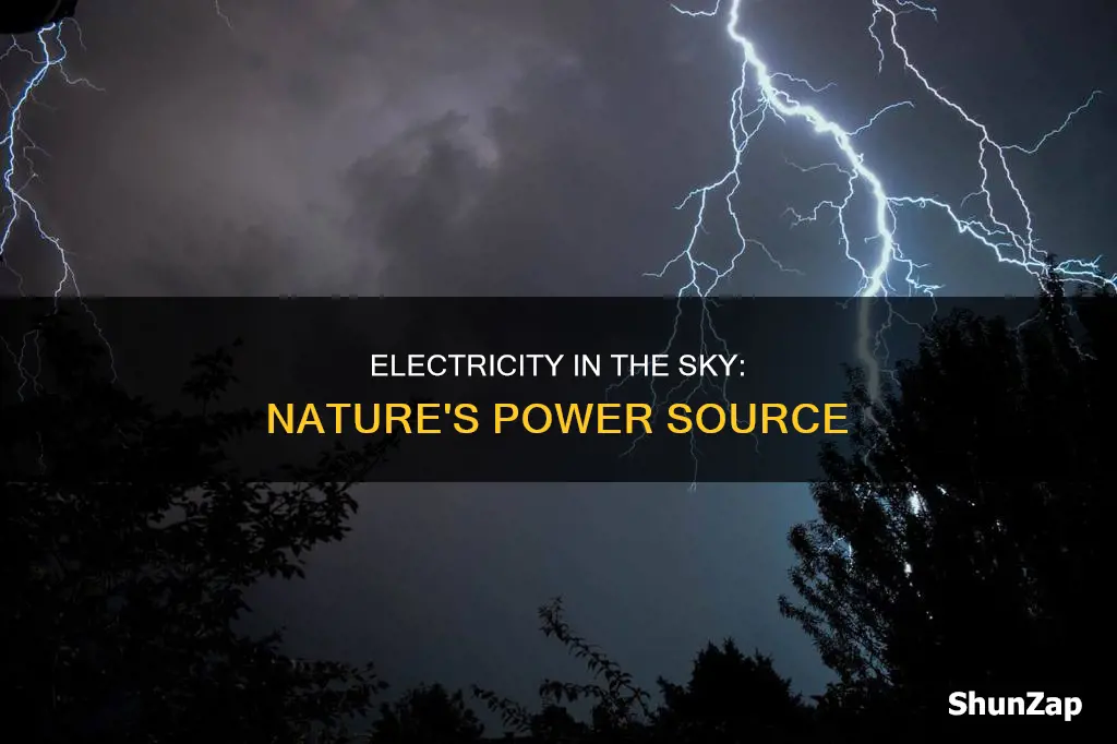 how is electricity formed in the sky