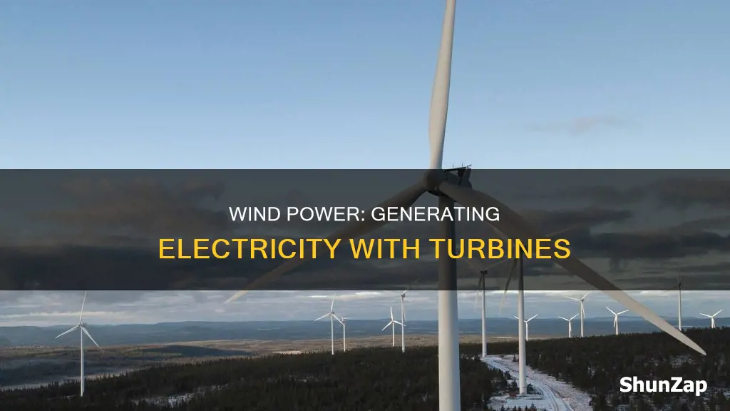 how is electricity made by wind turbines