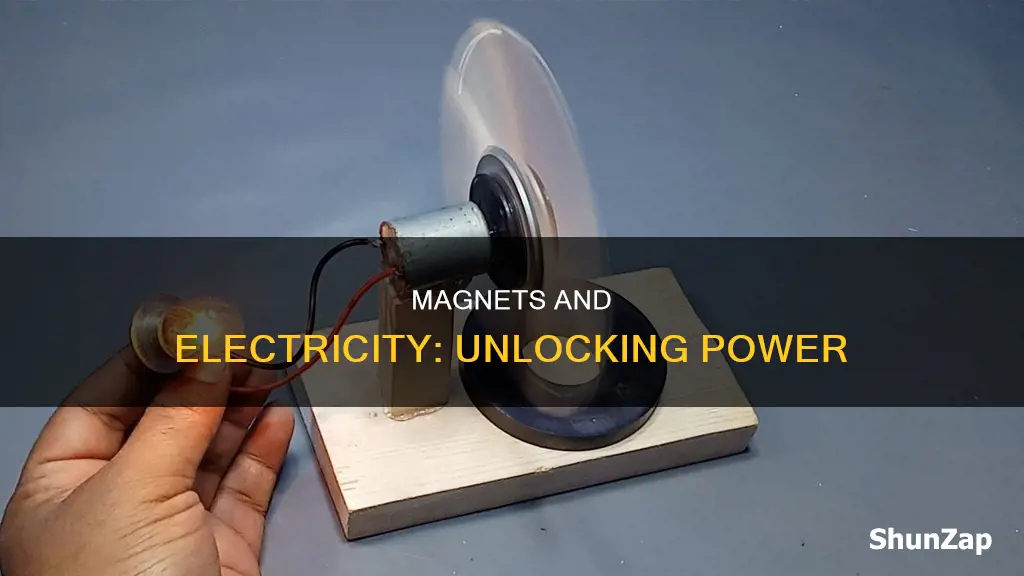 how is electricity made from a magnet