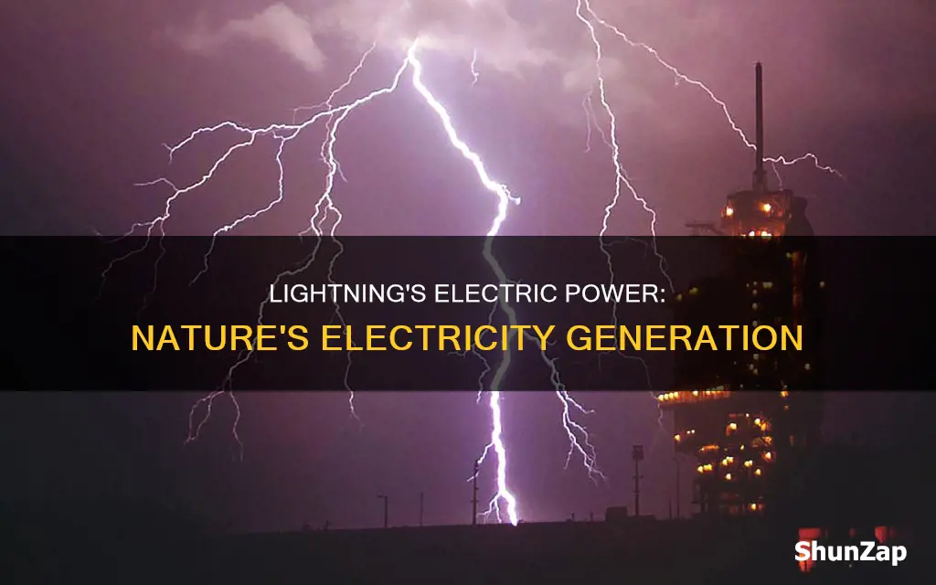 how is electricity made in a thunderstorm