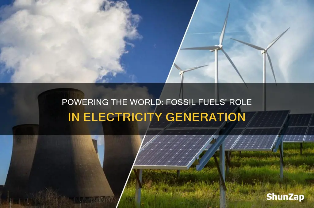 how is electricity produced using fossil fuels