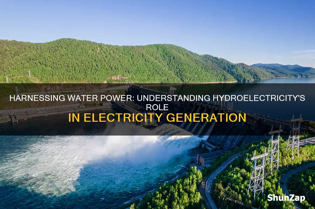 how is electricity produced using hydroelectricity