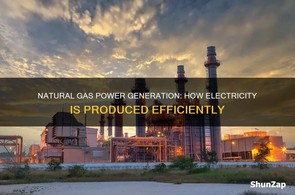how is electricity produced using natural gas