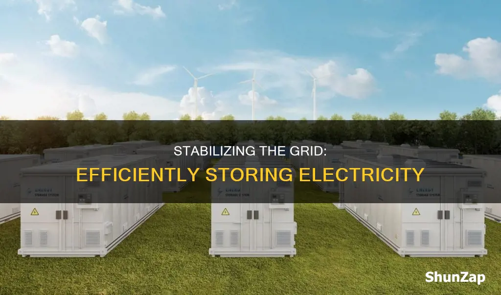 how is electricity stored on the grid
