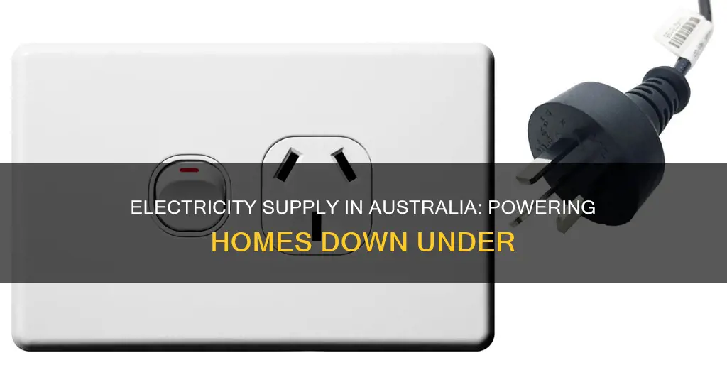 how is electricity supplied to australian homes