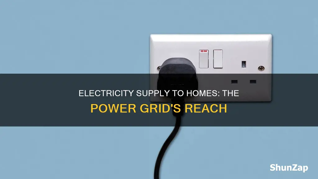 how is electricity supplied to domestic houses