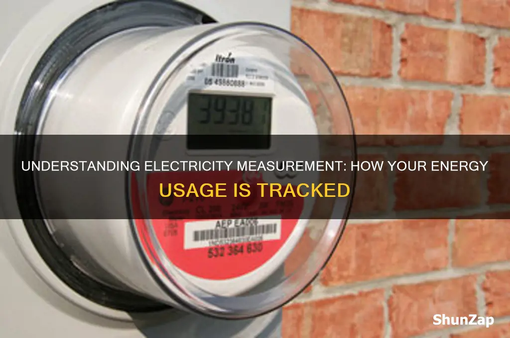 how is electricity use measured