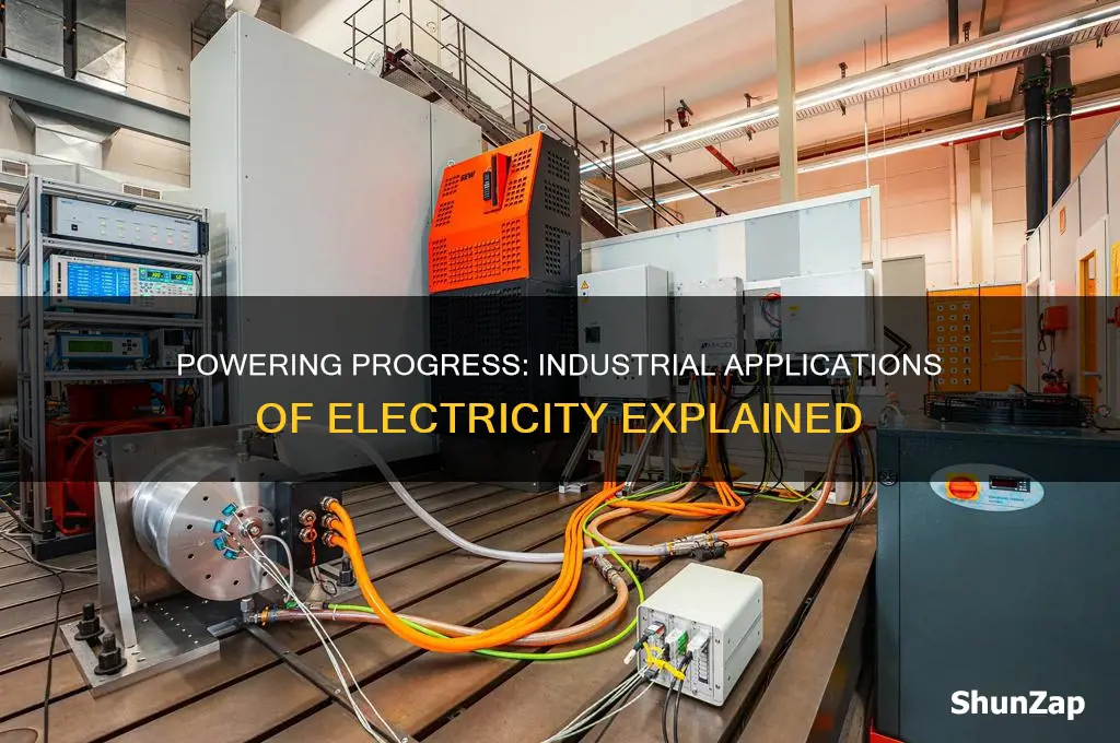 how is electricity used in industry
