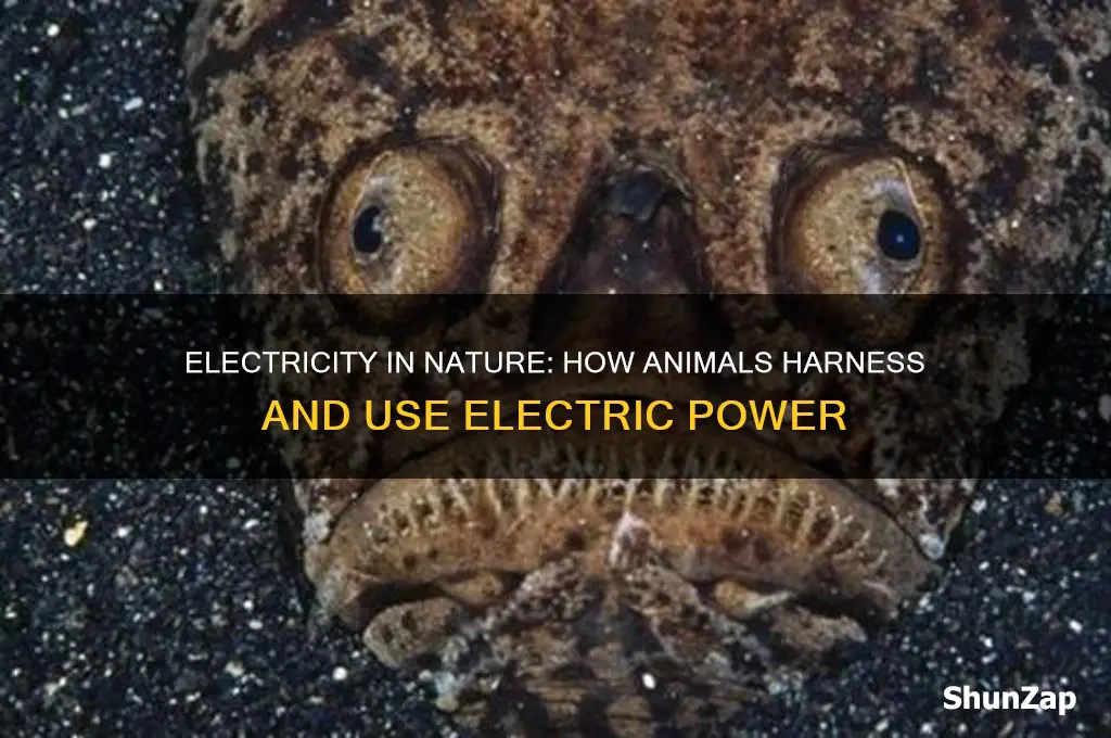 how is electricity used in the animal world