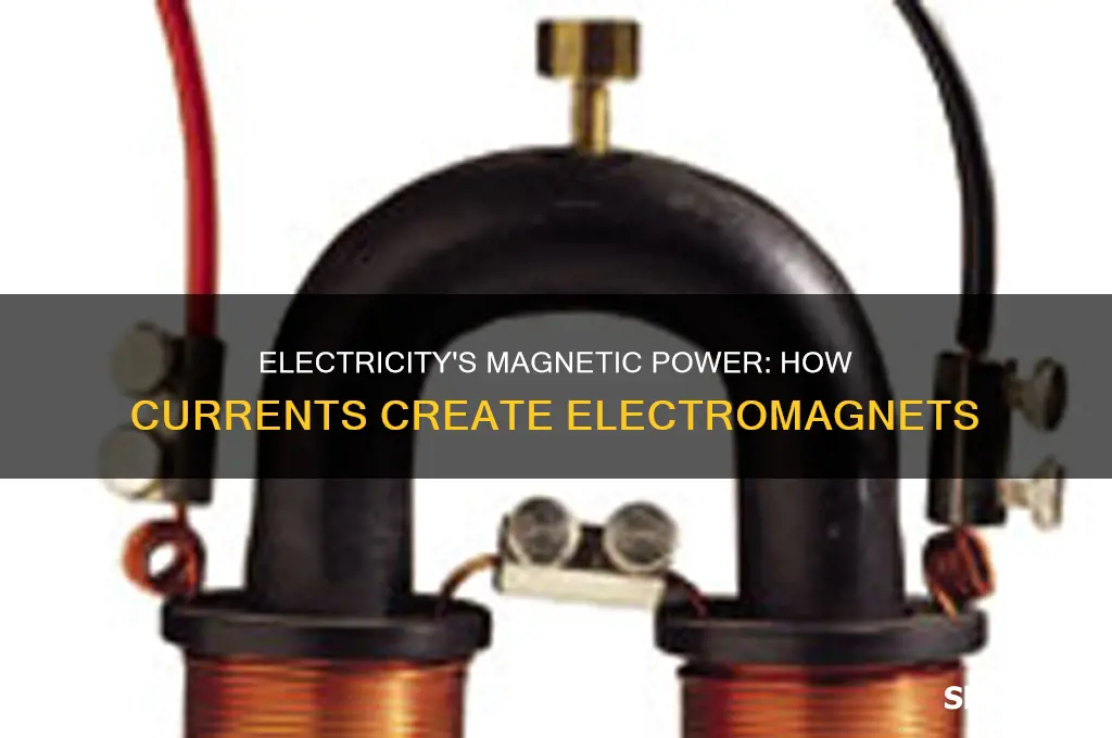 how is electricity used to create a magnet